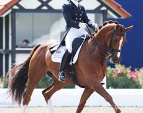 Emma Corbett and Furst Diamantino at the 2011 CDIO-JR Hagen :: Photo © Astrid Appels