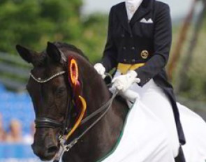 Hedda Droege and Fifth Avenue won the Under 25 Grand Prix in Hagen