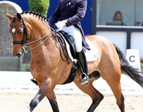 Bo Thomas Høstrup returned to the show ring with Cajo, coming back on his decision to retire the gelding after the horse foundered. Cajo appeared fit and sound in Hagen