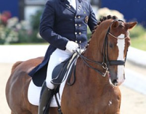 Belgian Philippe Jorissen on his Oldenburg Le Beau (by Le Coeur), which he recently sold to a client of his but he's keeping the ride on it.