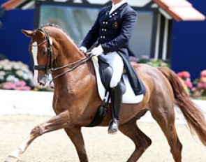 Philippe Jorissen on Le Beau at the 2011 CDI Hagen :: Photo © Astrid Appels