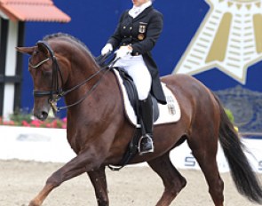 Charlott Maria Schurmann on Donna Jackson at the 2011 CDIO-YR Hagen :: Photo © Astrid Appels