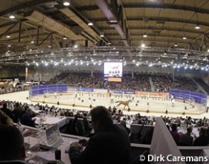 The Brabanthallen in 's Hertogenbosch during the 2011 KWPN Stallion Licensing :: Photo © Dirk Caremans