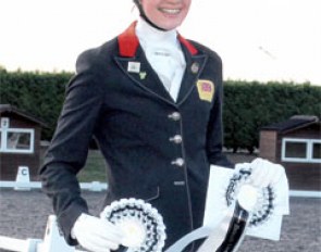 Erin Williams on spot number one and two at the 2011 British Pony Championships at Sheepgate
