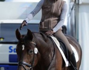 Helen Langehanenberg and Furst Khevenhuller schooling in Lingen :: Photo © Barbara Schnell
