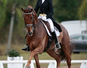 Heather Blitz and Paragon at the 2011 Palm Beach Dressage Derby :: Photo © Pat Girard