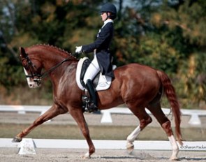 Caroline Roffman on Pie (Hanoverian, by Worldly) :: Photo © Sharon Packer