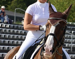 Former young rider Madeline Grimminger brought Polaria all the way to Grand Prix