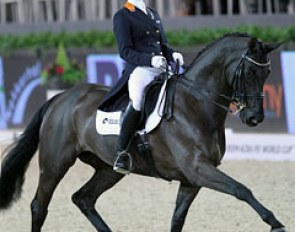 Adelinde Cornelissen and Tiara at the 2011 CDI-W Mechelen :: Photo © Astrid Appels