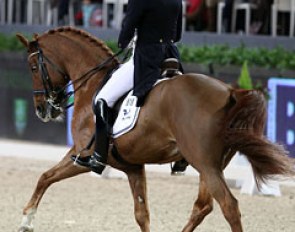 Patrik Kittel and Scandic at the 2011 CDI-W Mechelen :: Photo © Astrid Appels