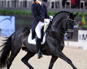 Hans Peter Minderhoud and Withney at the 2011 CDI-W Mechelen