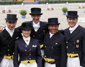 The 2011 Mexican Pan Am Team: Jose Luis Padilla, Bernadette Pujals, Omar Zayrik, Antonio Rivera, Santiago Ortiz