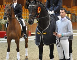 Tom Franckx-Goen and Bon Bravour win the 5-year old Belgian Young Horse Championship