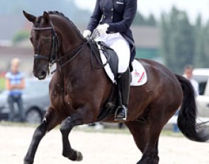 Stephanie Kooijman and Winston at the 2011 CDIO-J Moorsele :: Photo © Astrid Appels