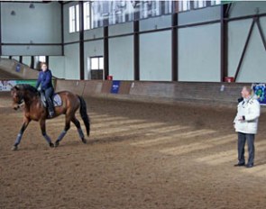 Frenk Jespers as clinician in Moscow :: Photo © Dressagehorses.ru