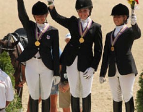 Region 1 Junior Rider Team Gold medalists: Julia Burt, Kya Endreson and Domenique Cassavetis