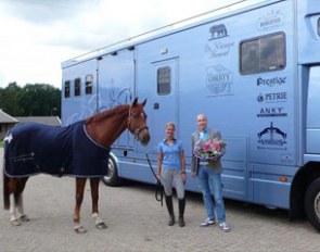 Cornelissen with her brand new lorry