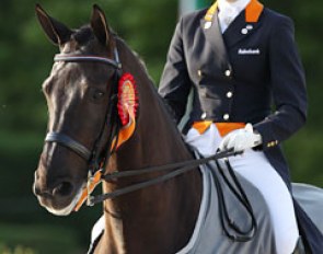 Stephanie Kooijman and Winston achieve hattrick at 2011 CDI-JR Roosendaal :: Photo © Astrid Appels