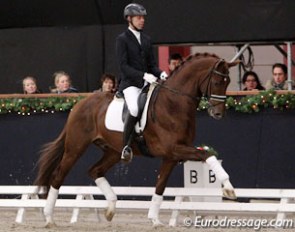 Hans Peter Minderhoud and Vitalis in December 2011 :: Photo © Astrid Appels