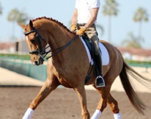 Steffen Peters and Sundance at the 2011 USDF Symposium :: Photo © M. Mulchahey