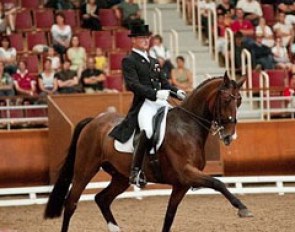 Anders Dahl and Bukowski at the 2011 CDI Saumur in September :: Photo © Les Garennes