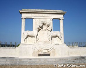 Memorial for fallen soldiers and horses in Saumur