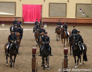 The quadrille, led by Jean Michel Faure