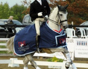 Michael Eilberg on Half Moon Delphi :: Photo courtesy British Dressage