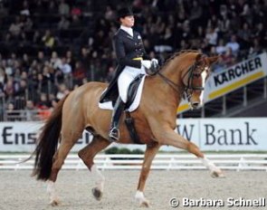 Ulla Salzgeber and Herzruf's Erbe at the 2011 CDI Stuttgart :: Photo © Barbara Schnell