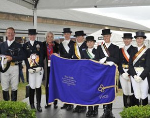 The place getters of the Equestrain NSW FEI Intermediate II Championship :: Photo © Franz Venhaus