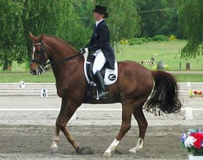 Abbie Deken and KH Ambrose at the 2011 FEI World Dressage Challenge