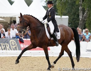 Isabell Werth and Don Johnson at the 2011 CDI Verden :: Photo © Silke Rottermann