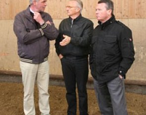Hans Heinrich Meyer zu Strohen, Jurgen Koschel, and Holger Schmezer at the 2011 IDTC Members Meeting in Versailles