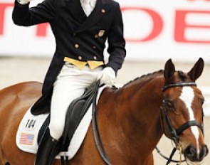 Jan Ebeling was the rider with the most satisfied and happy expression on his face after the test. He's shows you how it should be done!
