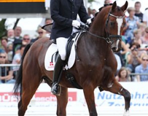 Andreas Helgstrand on NOH's Daijoubo. This horse lacks fundamental elasticity in his body but showed very good rideability