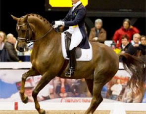 Tinne Vilhelmson and Favourit at the 2011 World Dressage Masters in Palm Beach :: Photo © Sue Stickle