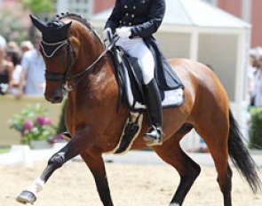 Norwegian Siril Helljesen on her talented Don Schufro mare Dorina