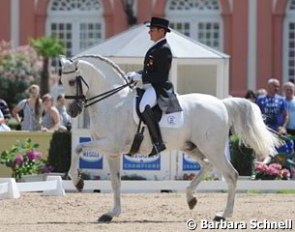 Juan Manuel Munoz Diaz and Fuego won the Grand Prix for Kur :: Photo © Barbara Schnell