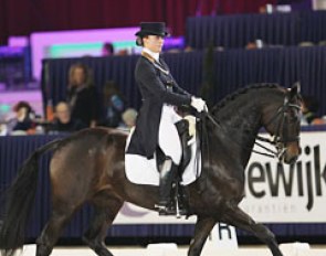 Belgian young rider Saidja Brison on Moliere :: Photo © Astrid Appels