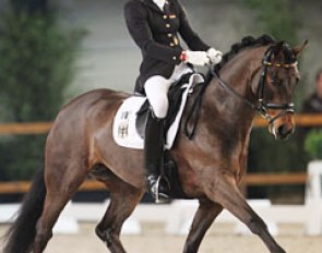 Grete Linnemann and Cinderella WE win at the 2011 CDI Zwolle :: Photo © Astrid Appels