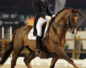 Hans Peter Minderhoud and Tango win the Grand Prix at the 2011 CDI Zwolle :: Photo © Astrid Appels