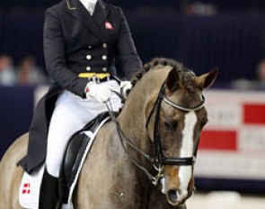 Danish Carina Nevermann Torup on Blue Boy (by Don Schufro)