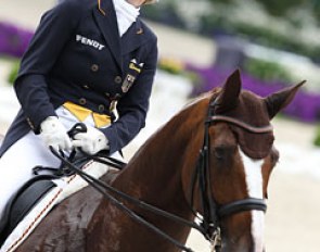 Anabel Balkenhol and Dablino finish a great test