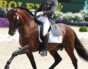Jose Daniel Martin Dockx on Grandioso at the 2012 CDIO Aachen :: Photo © Astrid Appels