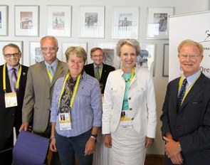  David Hunt, Trond Asmyr, Kyra Kyrklund, Joep Bartels, HRH Princess Benedikte of Denmark and Wilfried Bechtolsheimer at the board meeting at the 2012 CDIO Aachen
