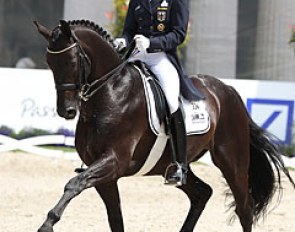 Ingrid Klimke and Dresden Mann at the 2012 CDIO Aachen :: Photo © Astrid Appels