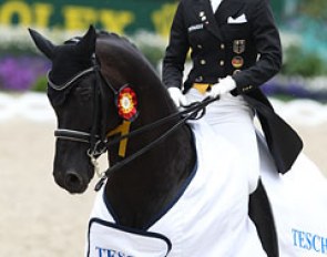 Kristina Sprehe and Desperados win the CDIO Grand Prix at the 2012 CDIO Aachen :: Photo © Astrid Appels