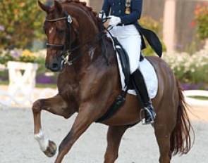 Monica Theodorescu and Whisper were on strong form in Aachen and won the CDI Grand Prix