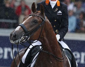 Marlies van Baalen's Miciano spotted something in the grandstand