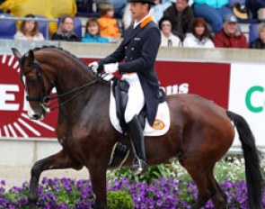 Patrick van der Meer and Uzzo had their least day in the freestyle, making mistakes in the tempi changes to finish 10th with 73.175%